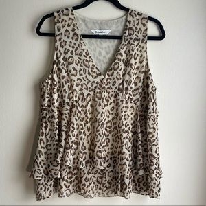 Leopard Print Swing Top